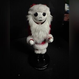 Jack Skellington Santa nutcracker - Red & White Holiday Decor